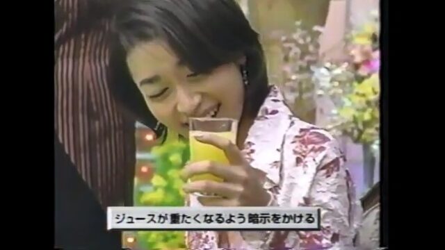 細川直美がコップが重たくなる催眠術をかけられる2