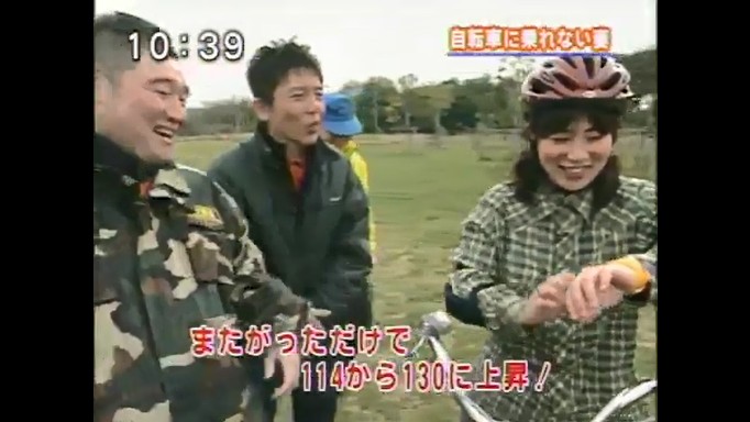 自転車に乗れない一般女性5