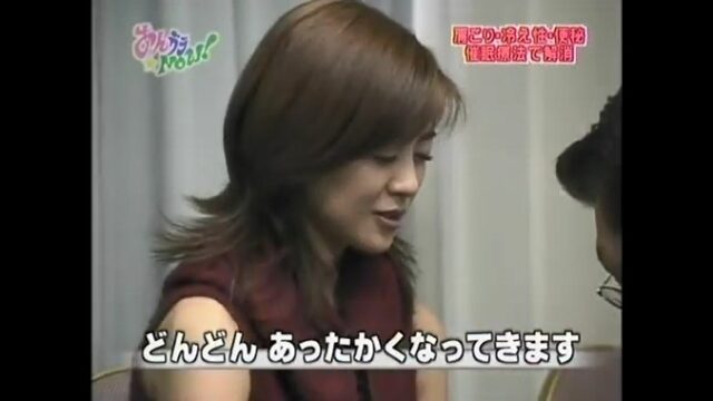 白石美帆が体が温かくなる催眠術をかけられる2