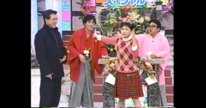 篠原ともえが腕が曲がらなくなる催眠術をかけられる4